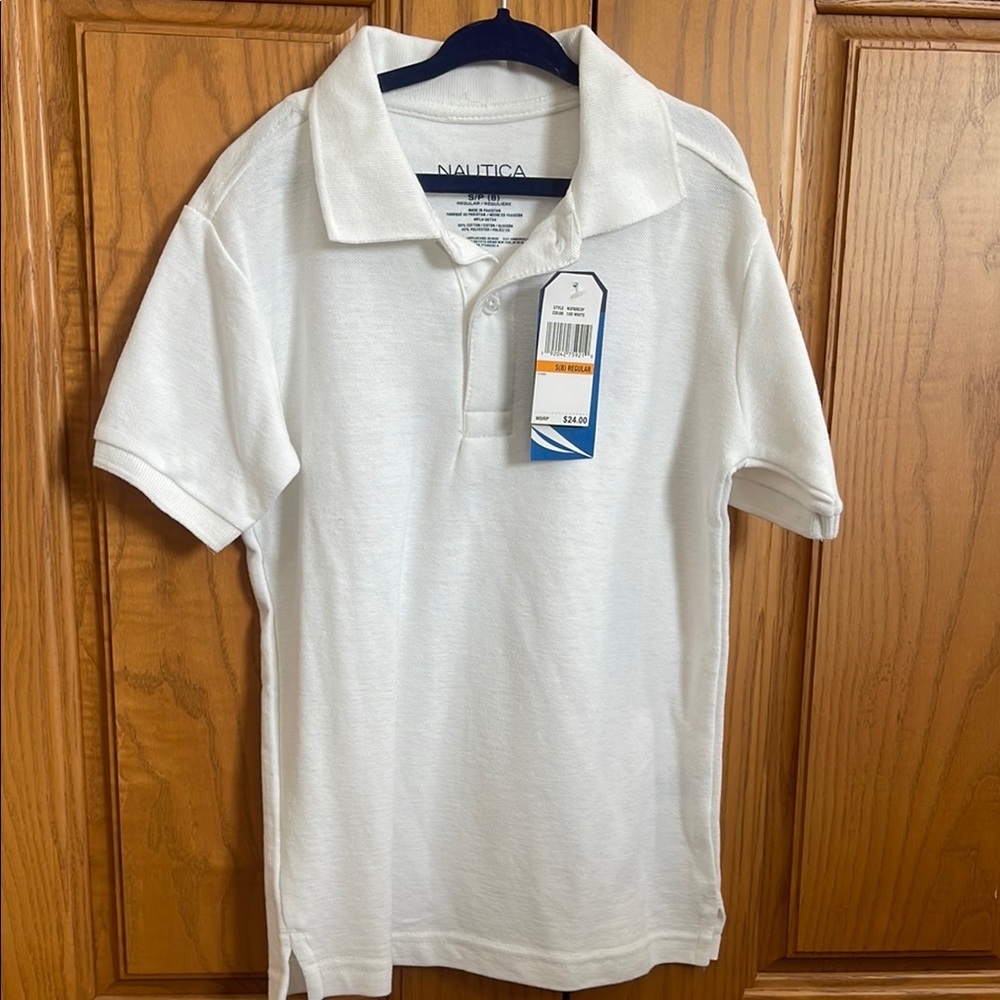Nautica Kids Polo in Bright White